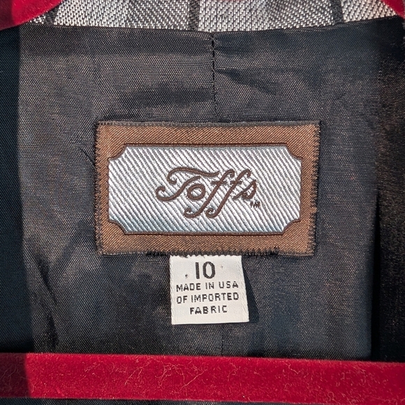 Vintage Oversized Plaid Blazer Size 10 - Picture 2 of 8